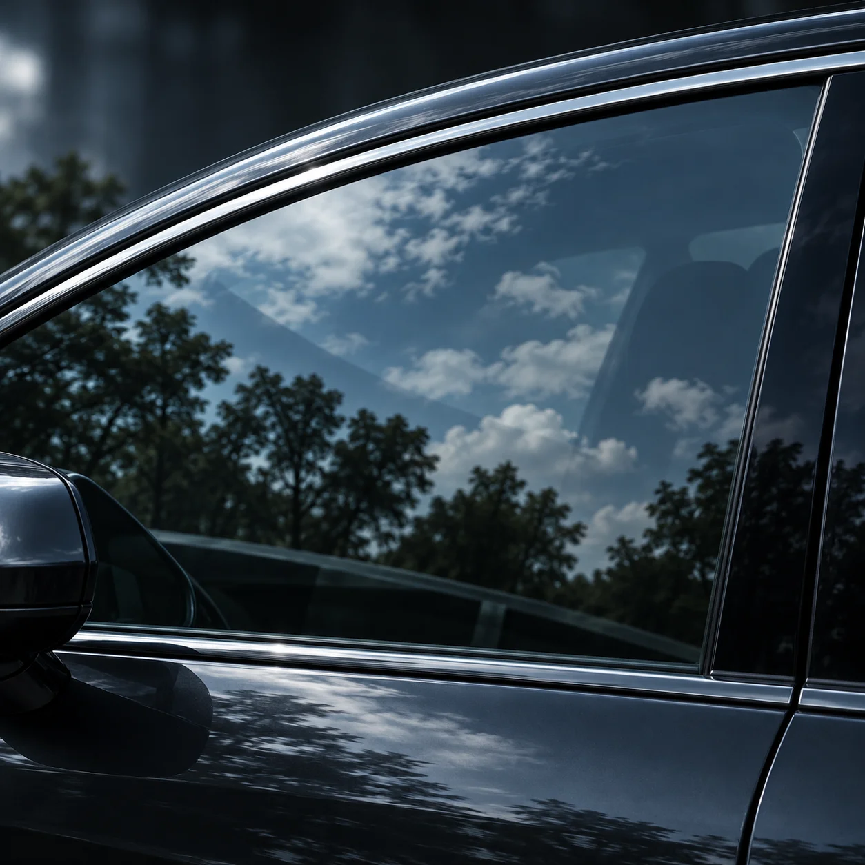 กระจกติดฟิล์ม HYBRID